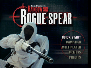 Rainbow Six title screen for Playstation